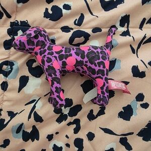 PINK Victoria's Secret Pink and Black Leopard Dog Toy